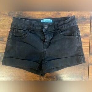 Wax Jean Dark Wash Denim Shorts